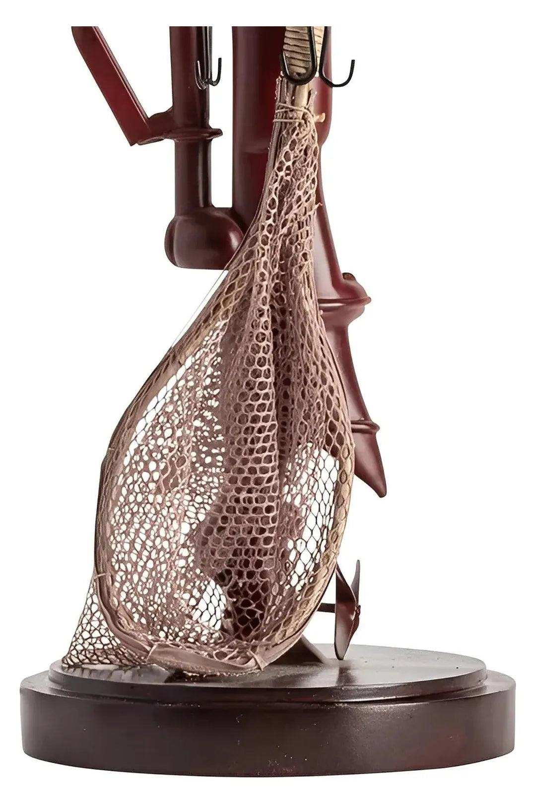 Fishin' Essentials Table Lamps (2-Pack), Red, Rustic