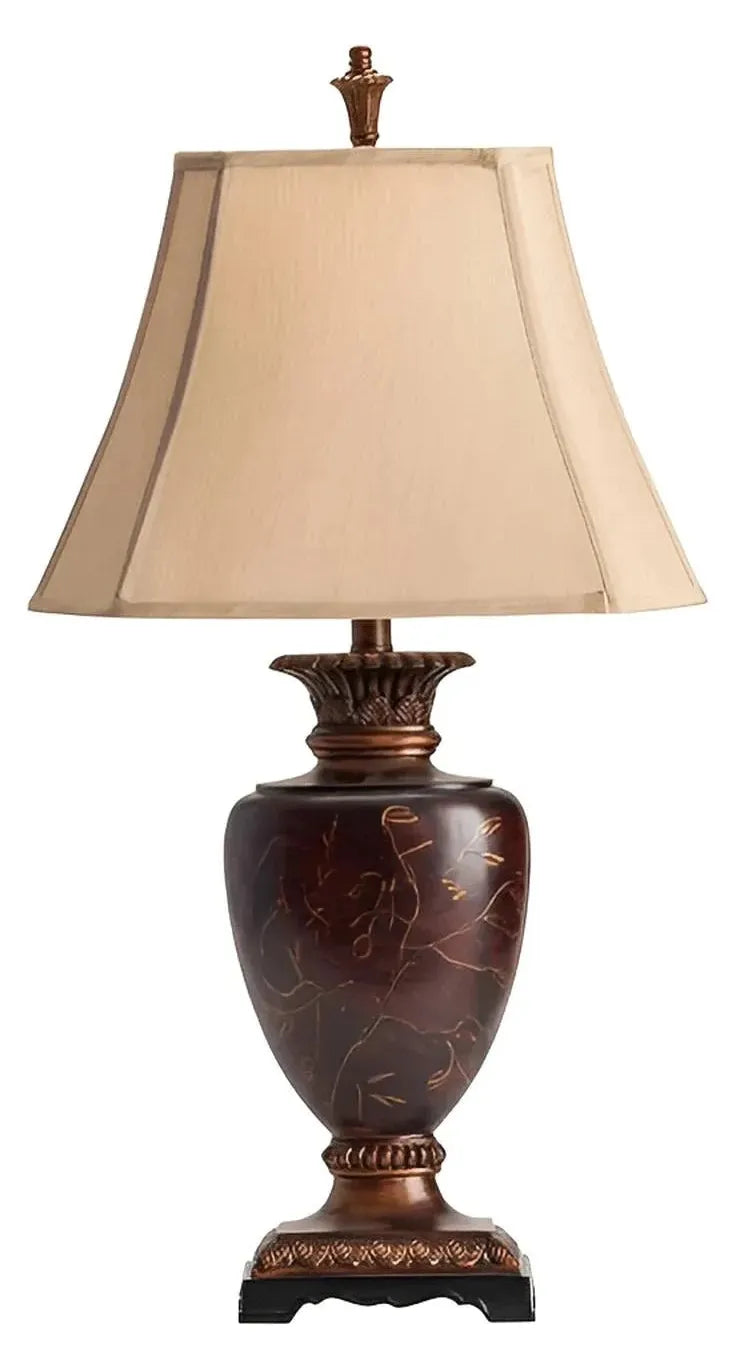 Markab of Silverbrook Table Lamps (2-Pack), Brown, Traditional