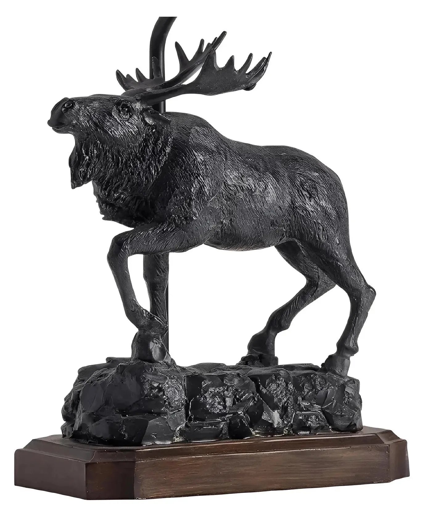 Moose Point Table Lamps (2-Pack), Brown, Rustic