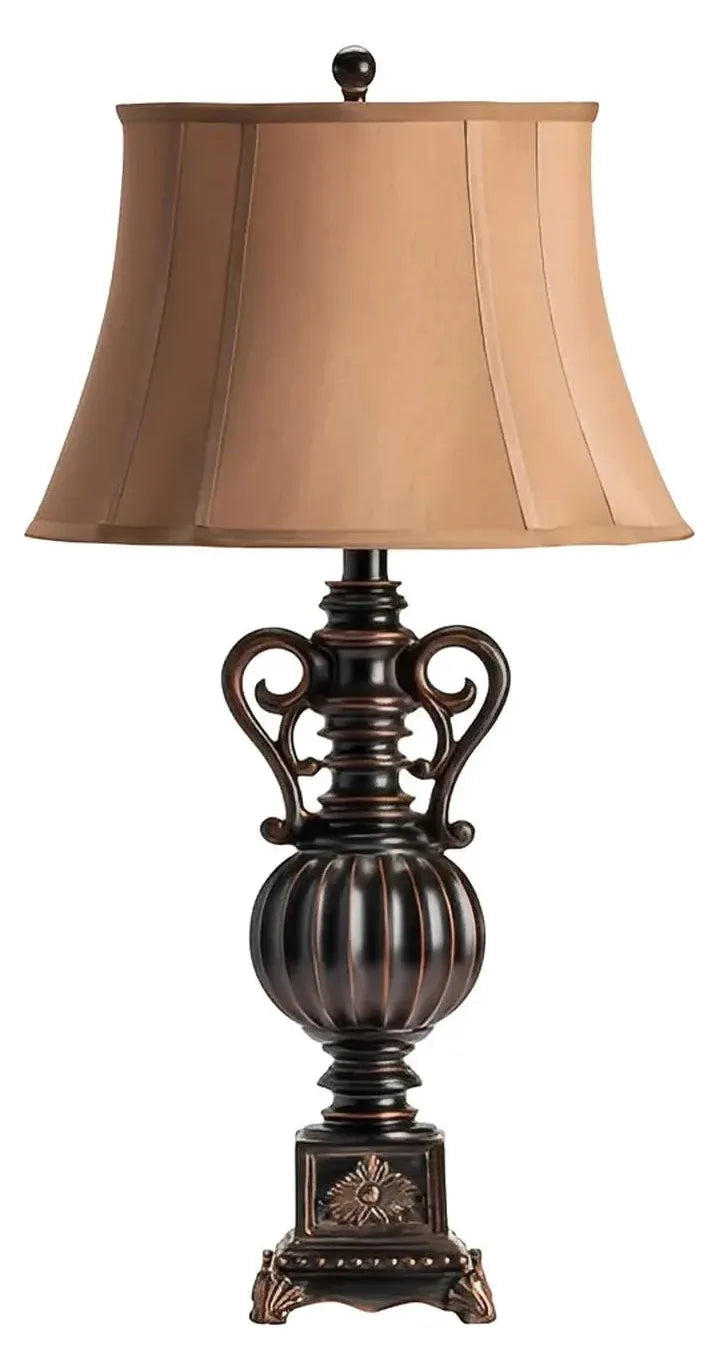Fornax of Ashfield Table Lamps (2-Pack), Brown, Traditional