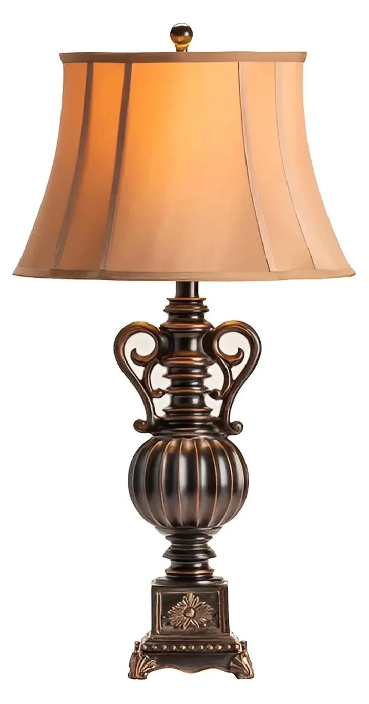 Fornax of Ashfield Table Lamps (2-Pack), Brown, Traditional