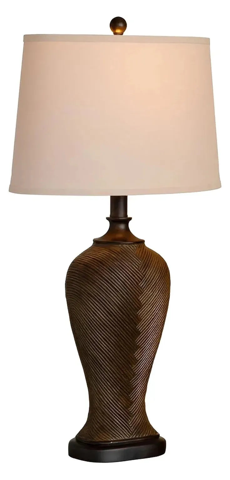 Tania Borealis of Concord Table Lamps (2-Pack), Brown, Traditional