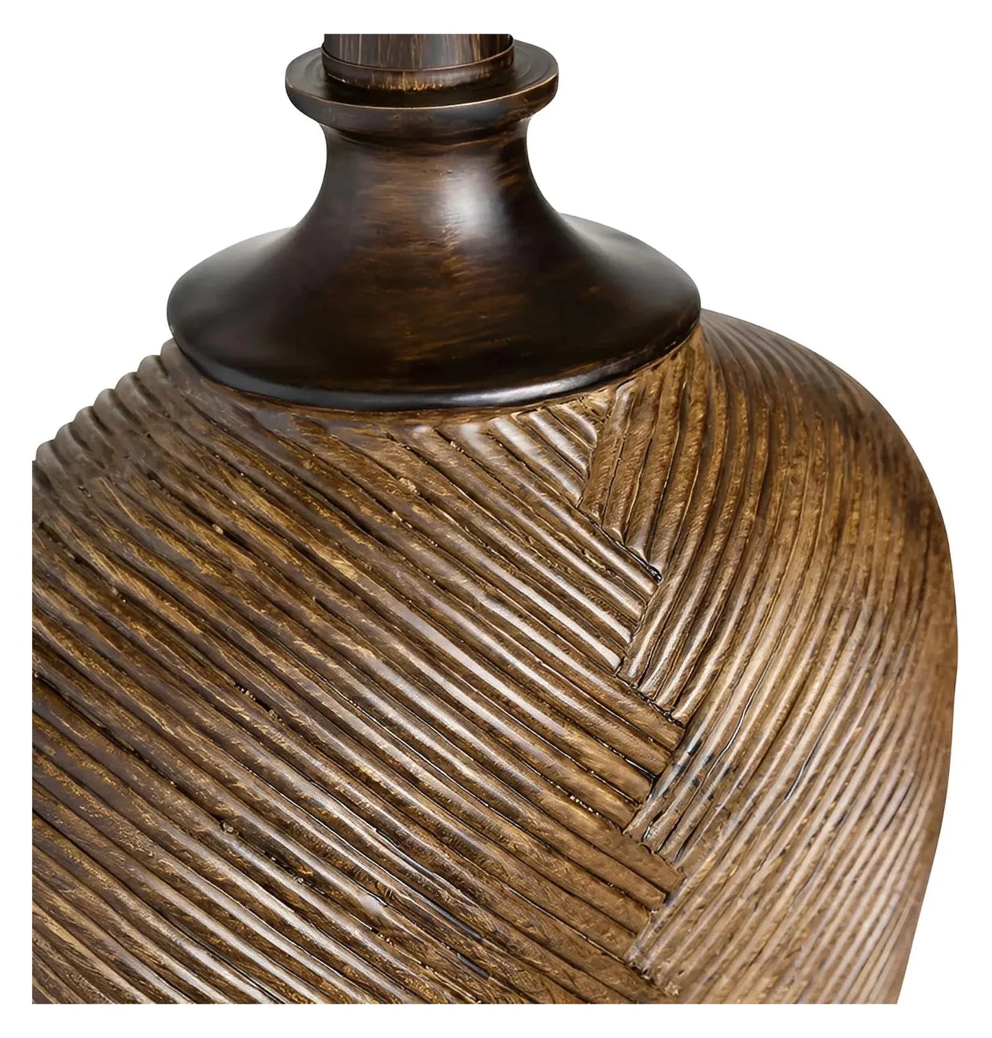 Tania Borealis of Concord Table Lamps (2-Pack), Brown, Traditional