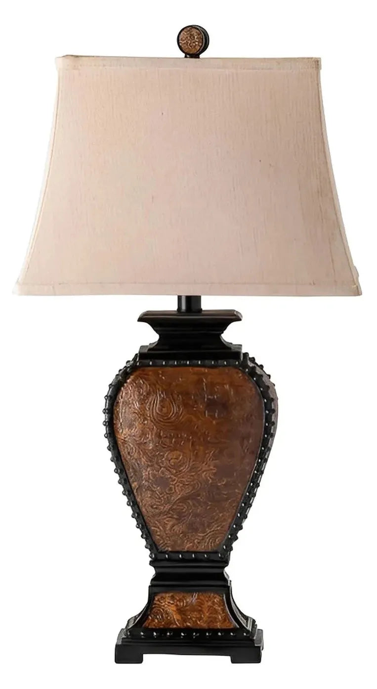 Avior of Fairhaven Table Lamps (2-Pack), Brown, Rustic