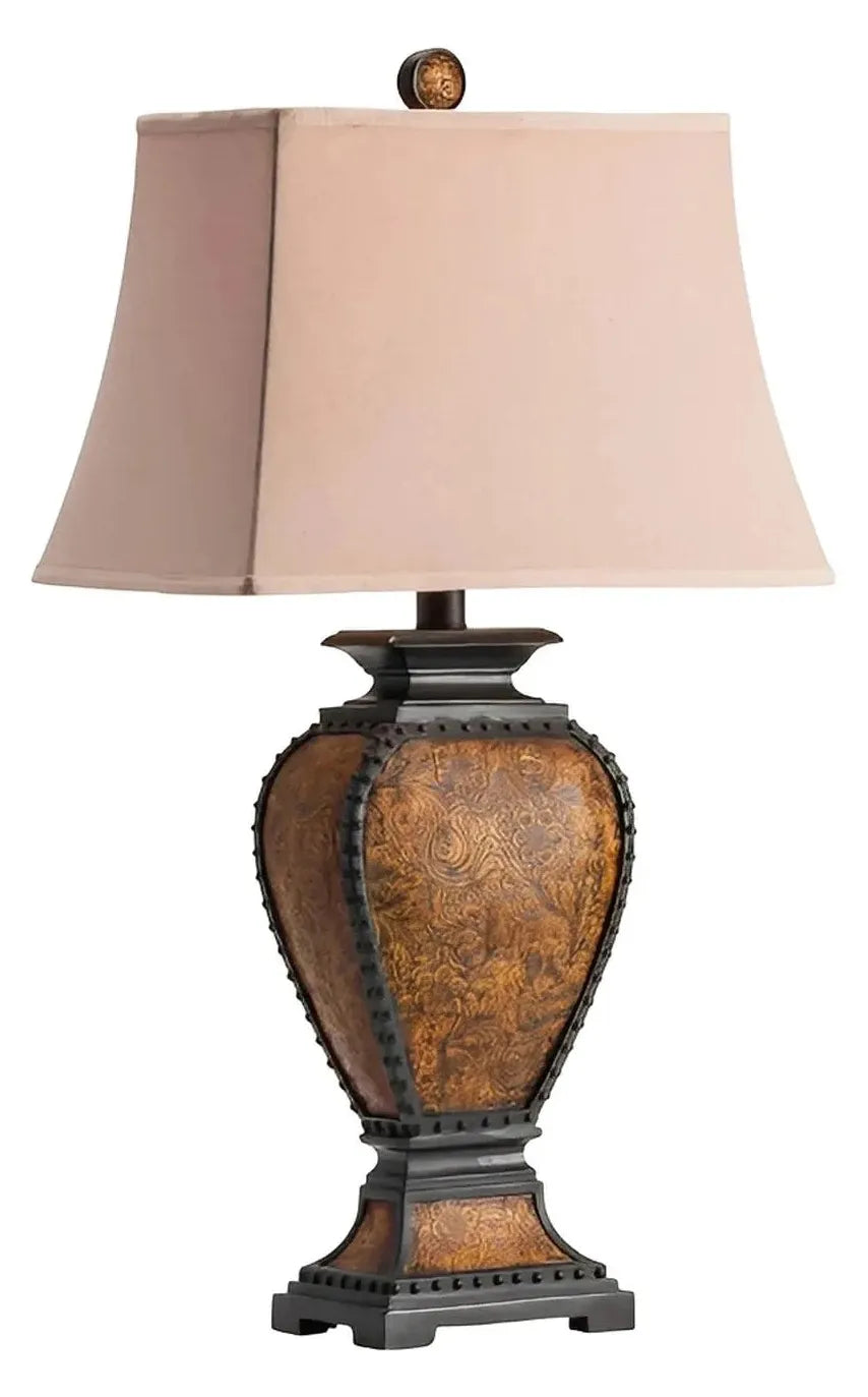 Avior of Fairhaven Table Lamps (2-Pack), Brown, Rustic