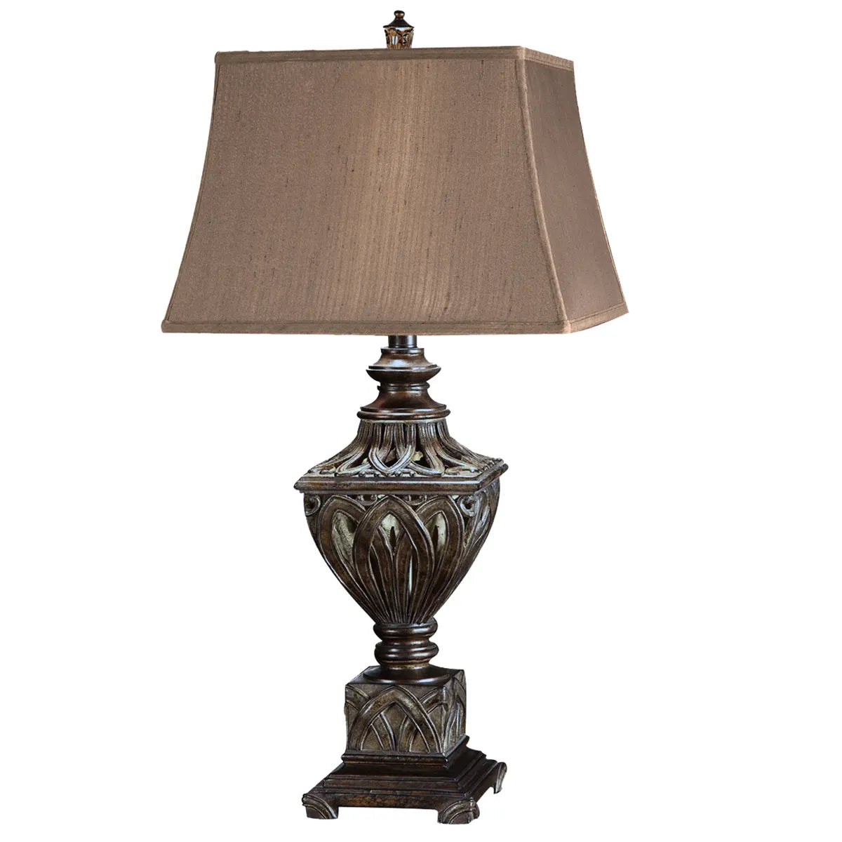 Atlas of Willow Springs Table Lamps (2-Pack), Brown, Traditional