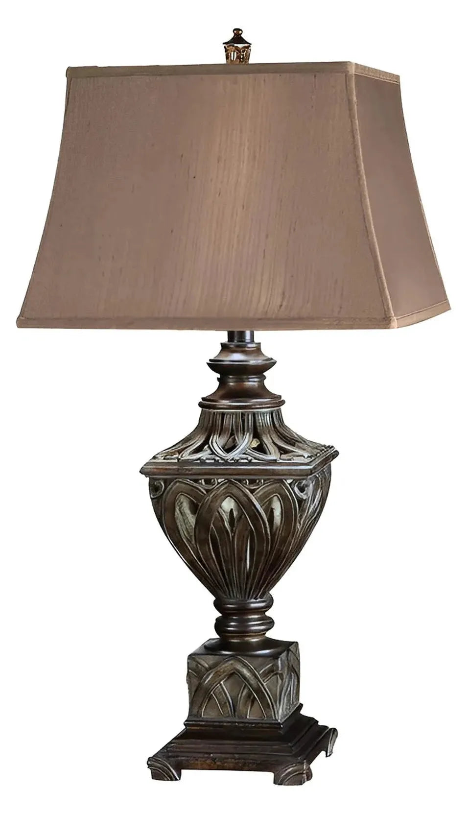 Atlas of Willow Springs Table Lamps (2-Pack), Brown, Traditional