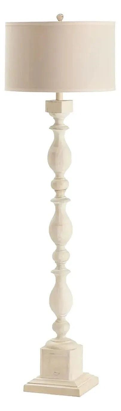 Canopus of Lake Champlain Floor Lamp, White, Traditional
