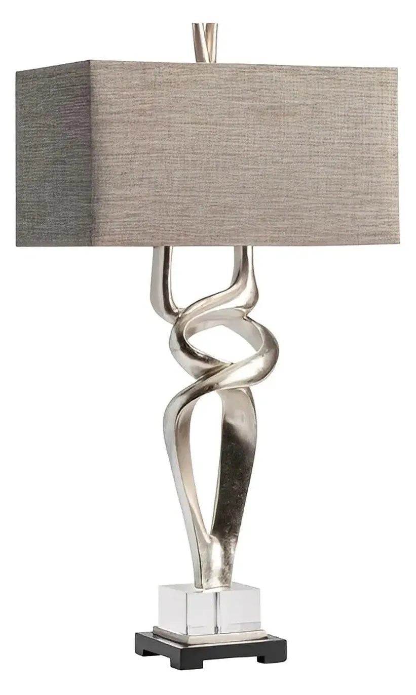 Corvus of Penobscot Table Lamps (2-Pack), Silver, Contemporary