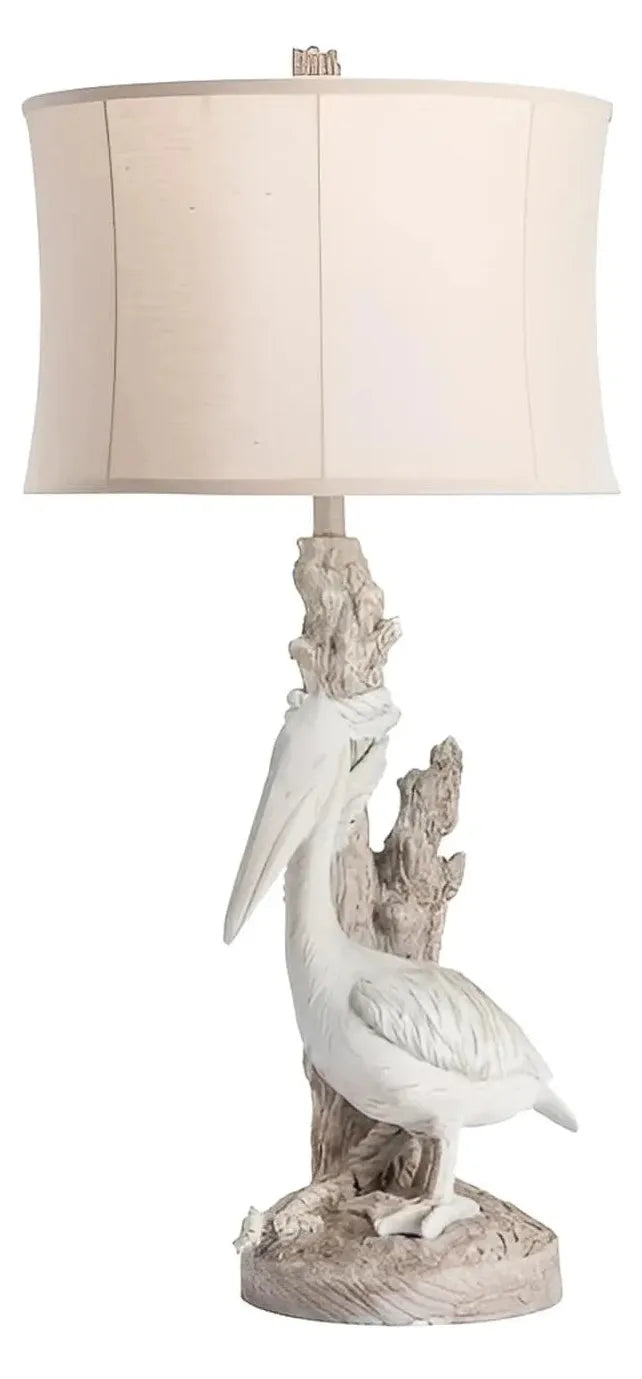 Antares Pelican of Lakehurst Table Lamps (2-Pack), White, Coastal