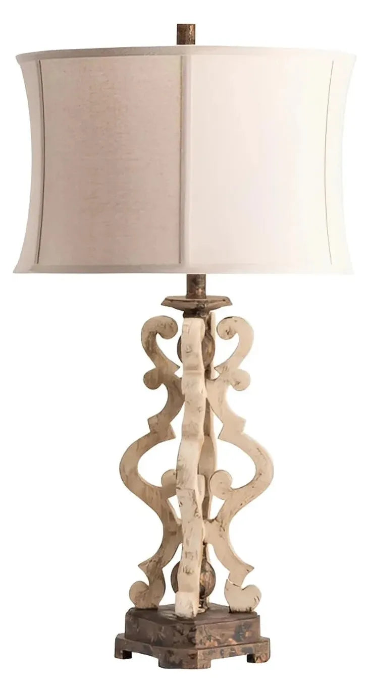 Wezen of Montpelier Table Lamps (2-Pack), Beige, Traditional