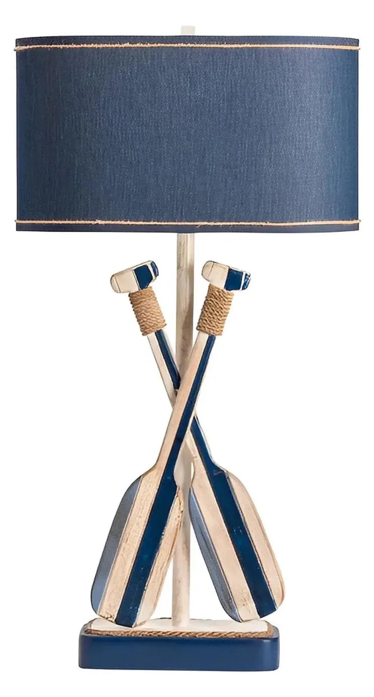 Nantucket Paddles Table Lamps (2-Pack), Blue, Coastal
