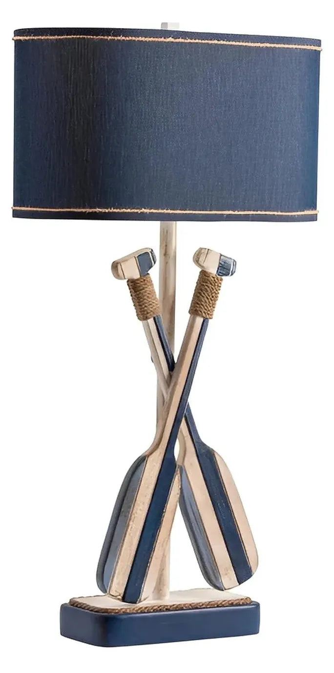 Nantucket Paddles Table Lamps (2-Pack), Blue, Coastal