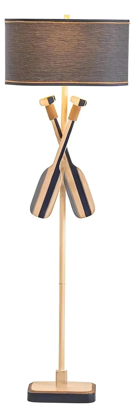 Nantucket Paddles Floor Lamp, Blue, Coastal