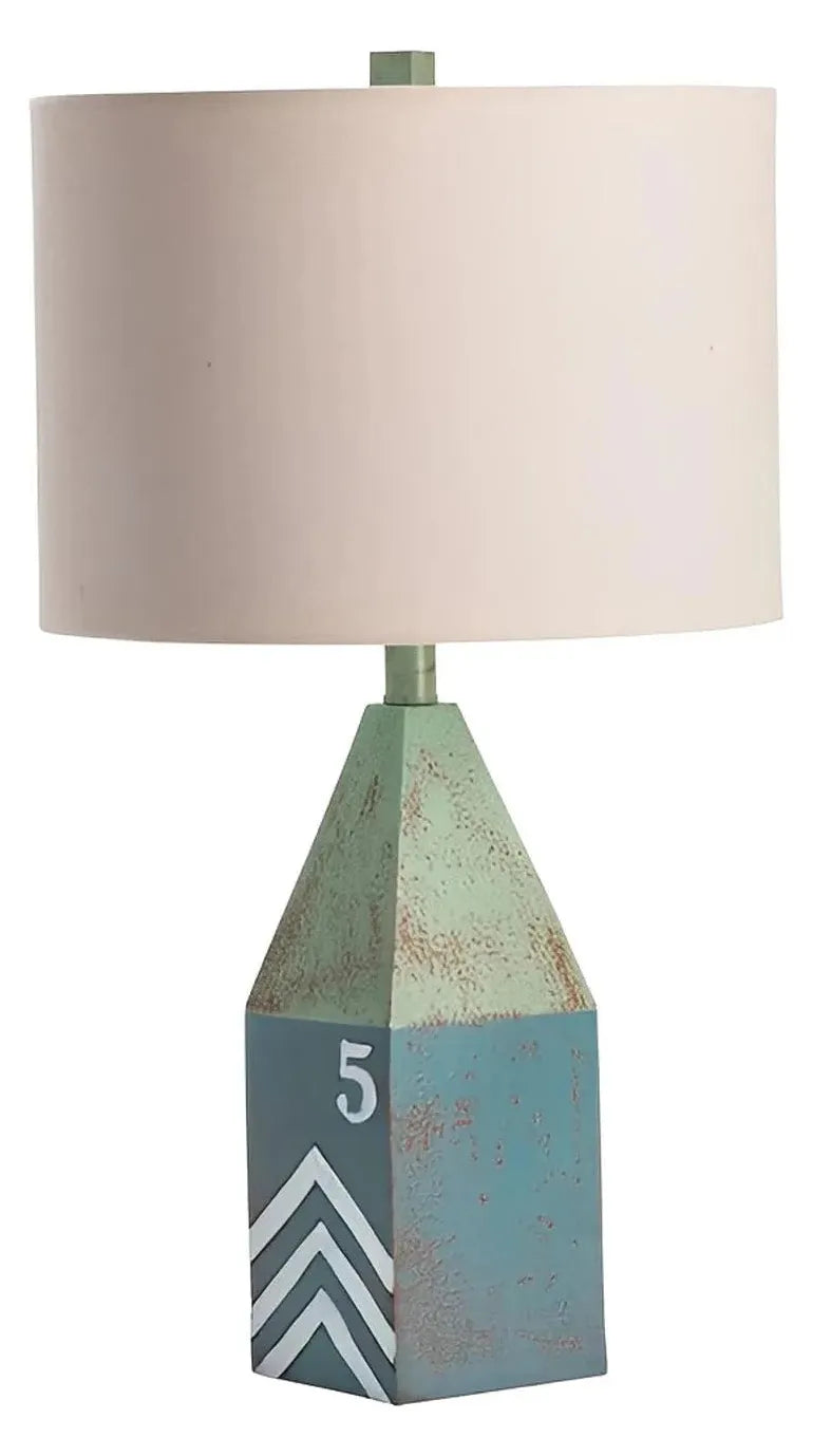 Nashira of Bay Harbor Table Lamps (2-Pack), Blue, Coastal