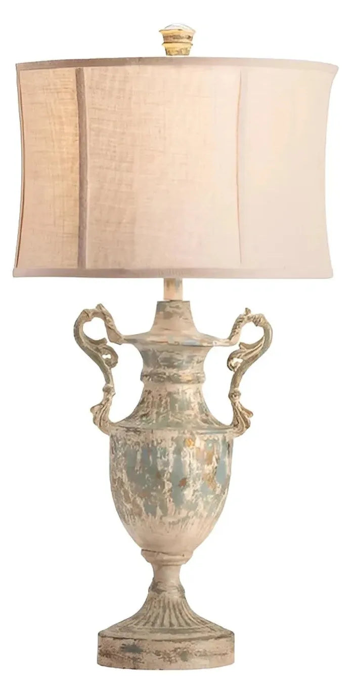 Izar of Bay Harbor Table Lamps (2-Pack), Grey, Rustic