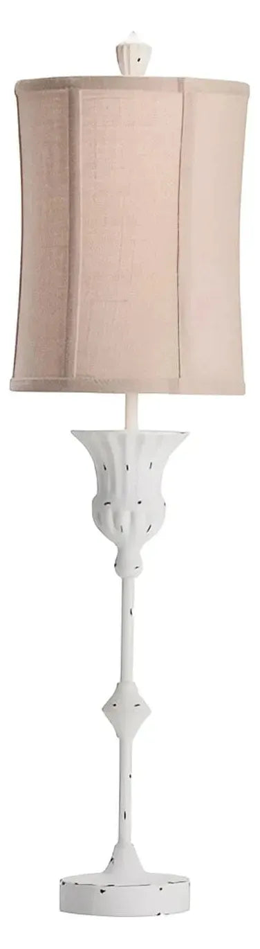 Auriga of Birchwood Table Lamps (2-Pack), White, Traditional