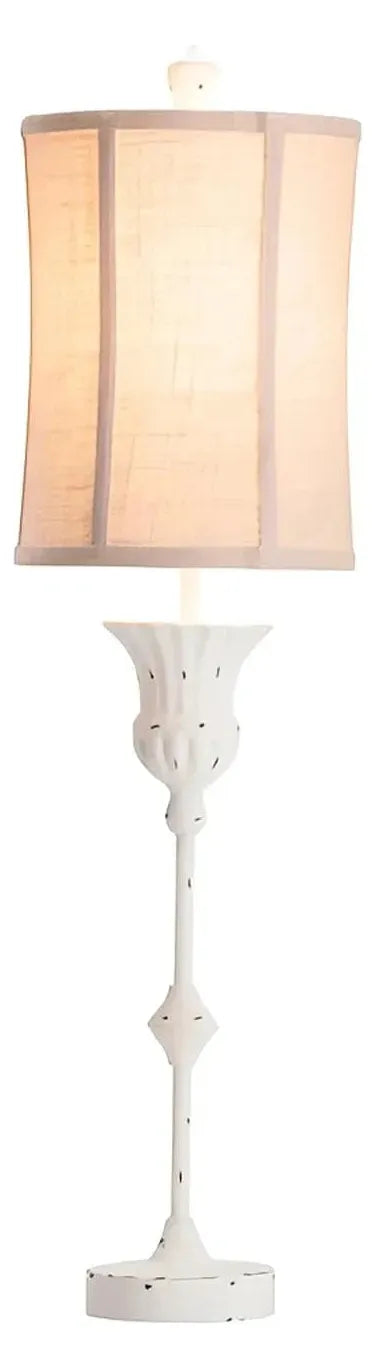 Auriga of Birchwood Table Lamps (2-Pack), White, Traditional