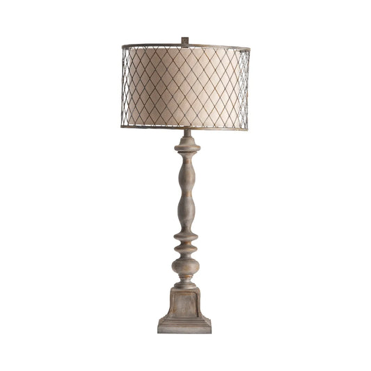 Alpheratz of Brookfield Table Lamps (2-Pack), Grey, Rustic