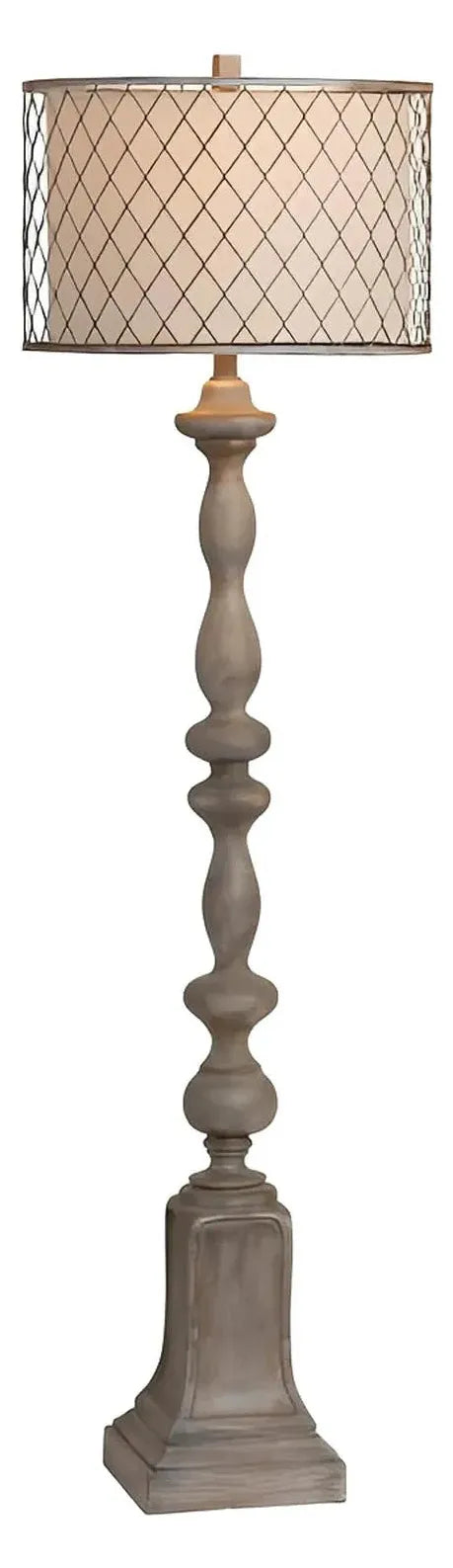 Fornax of Seacoast Floor Lamp, Grey, Rustic