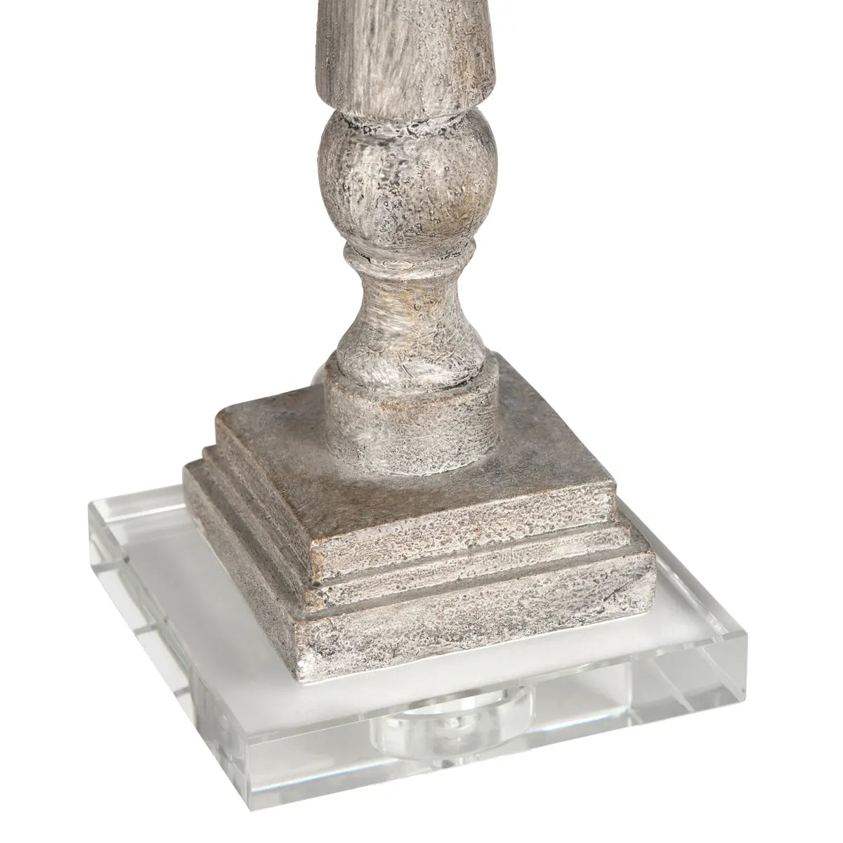 Rho of Bennington Table Lamps (2-Pack), Grey, Traditional