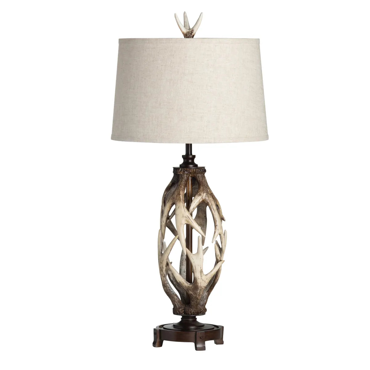 Avior of Bangor Table Lamps (2-Pack), Brown, Rustic
