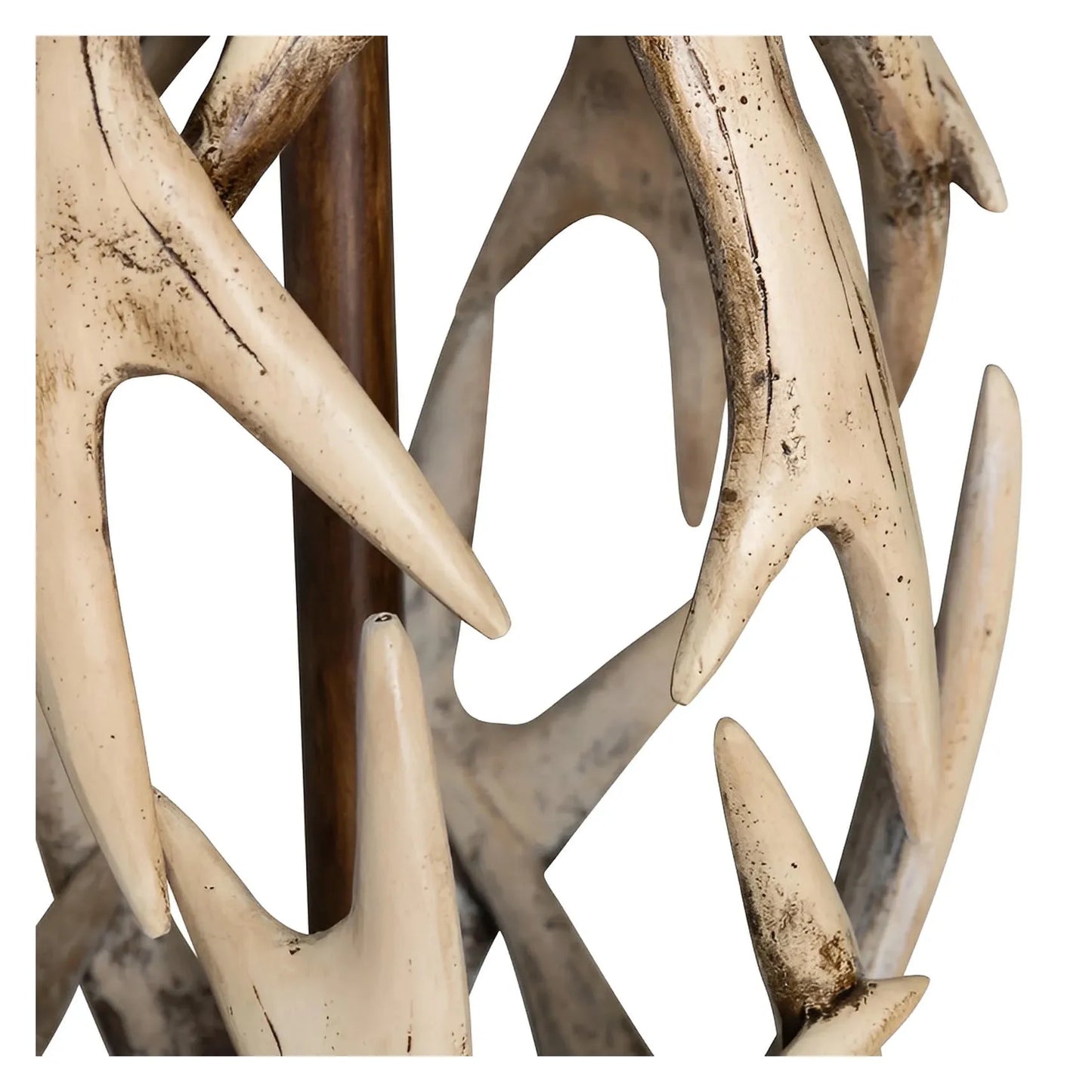 Avior Antlers Table Lamps (2-Pack), Brown, Rustic