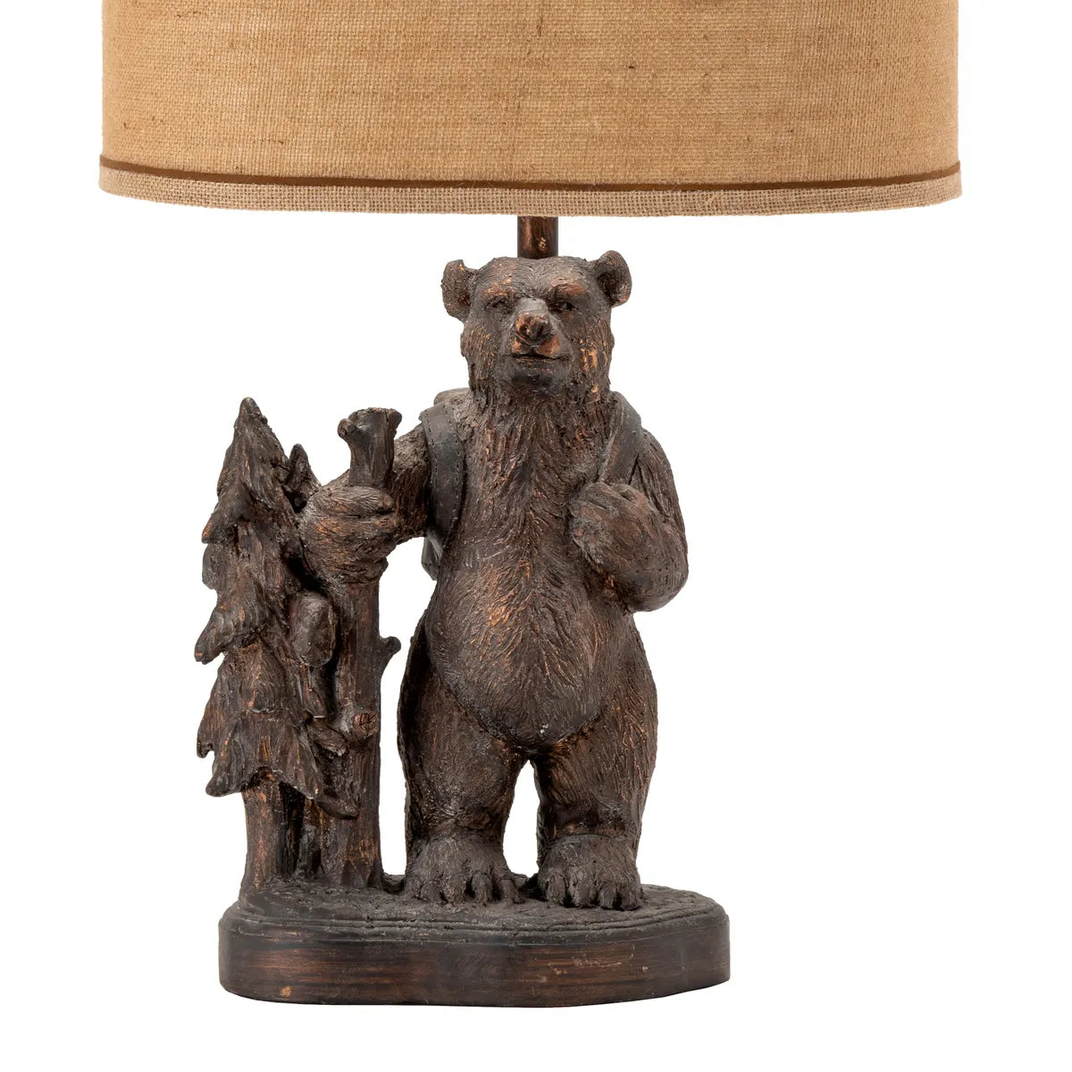 Saida of Granite Point Table Lamps (2-Pack), Brown, Rustic
