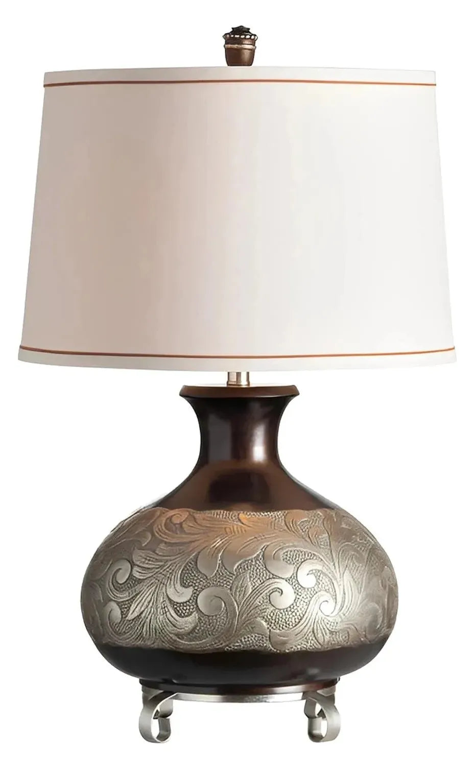 Maia of Ipswich Table Lamps (2-Pack), Grey, Rustic