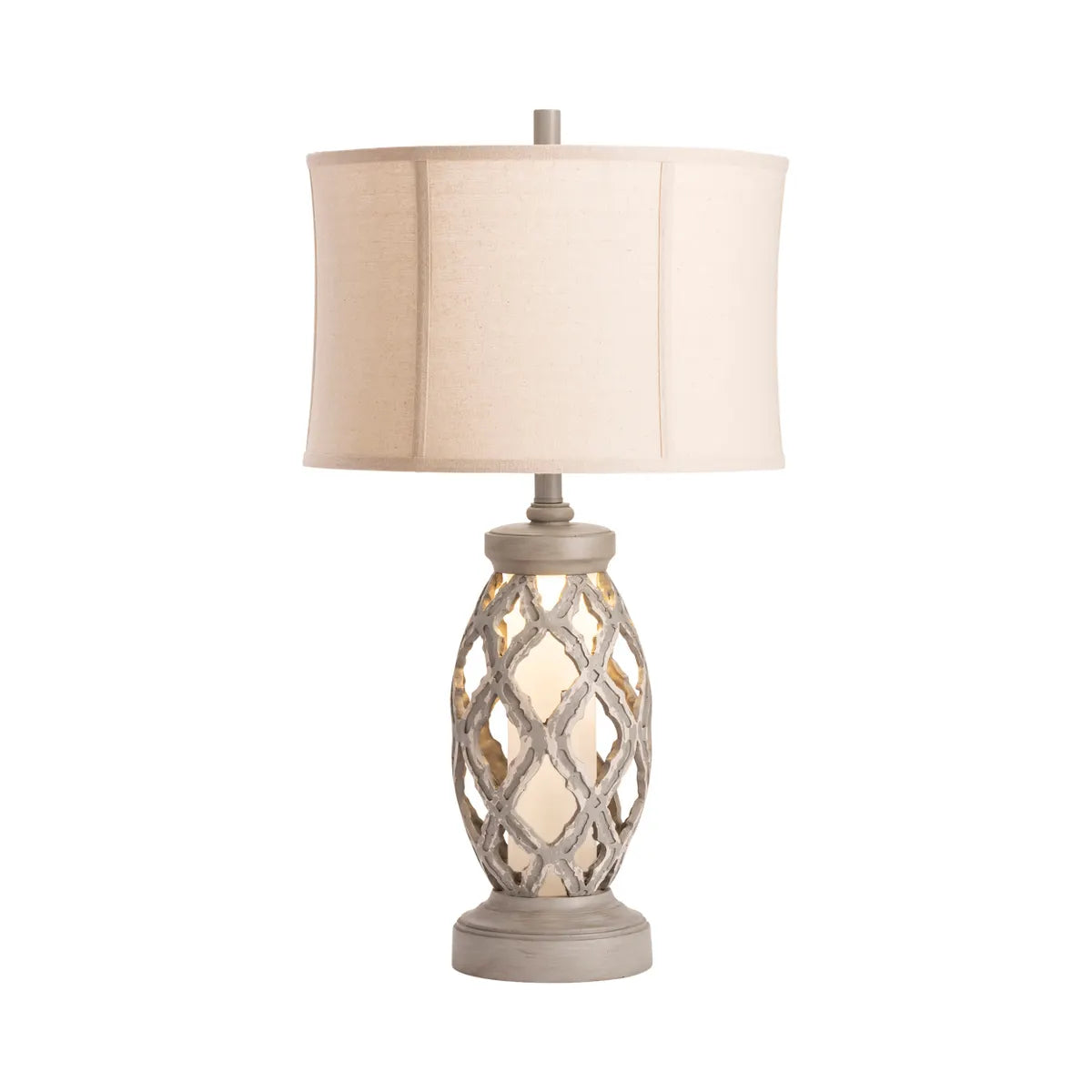 Pegasus of Silverbrook Table Lamps (2-Pack), Grey, Coastal