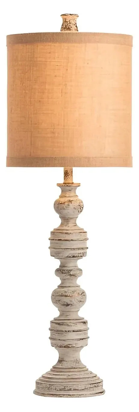 Fomalhaut of Newburyport Table Lamp (2-Pack), Grey, Rustic