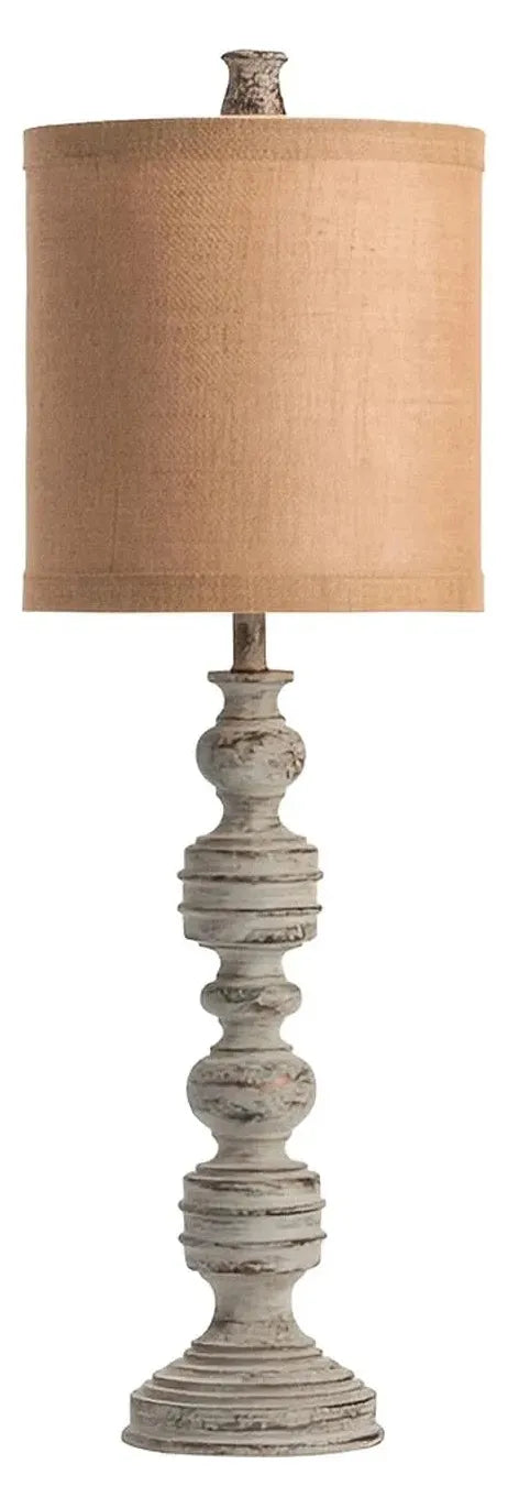 Fomalhaut of Newburyport Table Lamp (2-Pack), Grey, Rustic