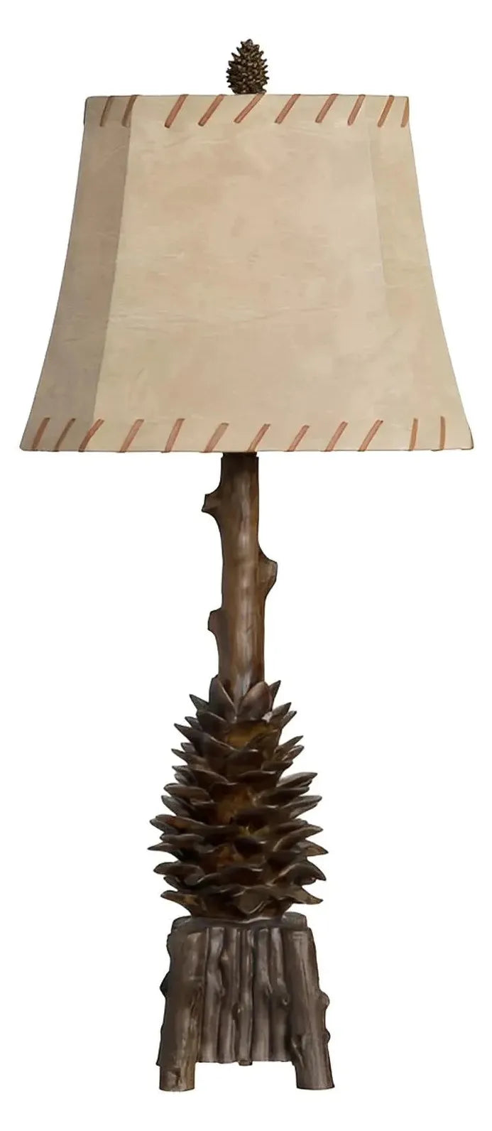 Albireo of Brighton Table Lamps (2-Pack), Pine Cones, Tree Branches