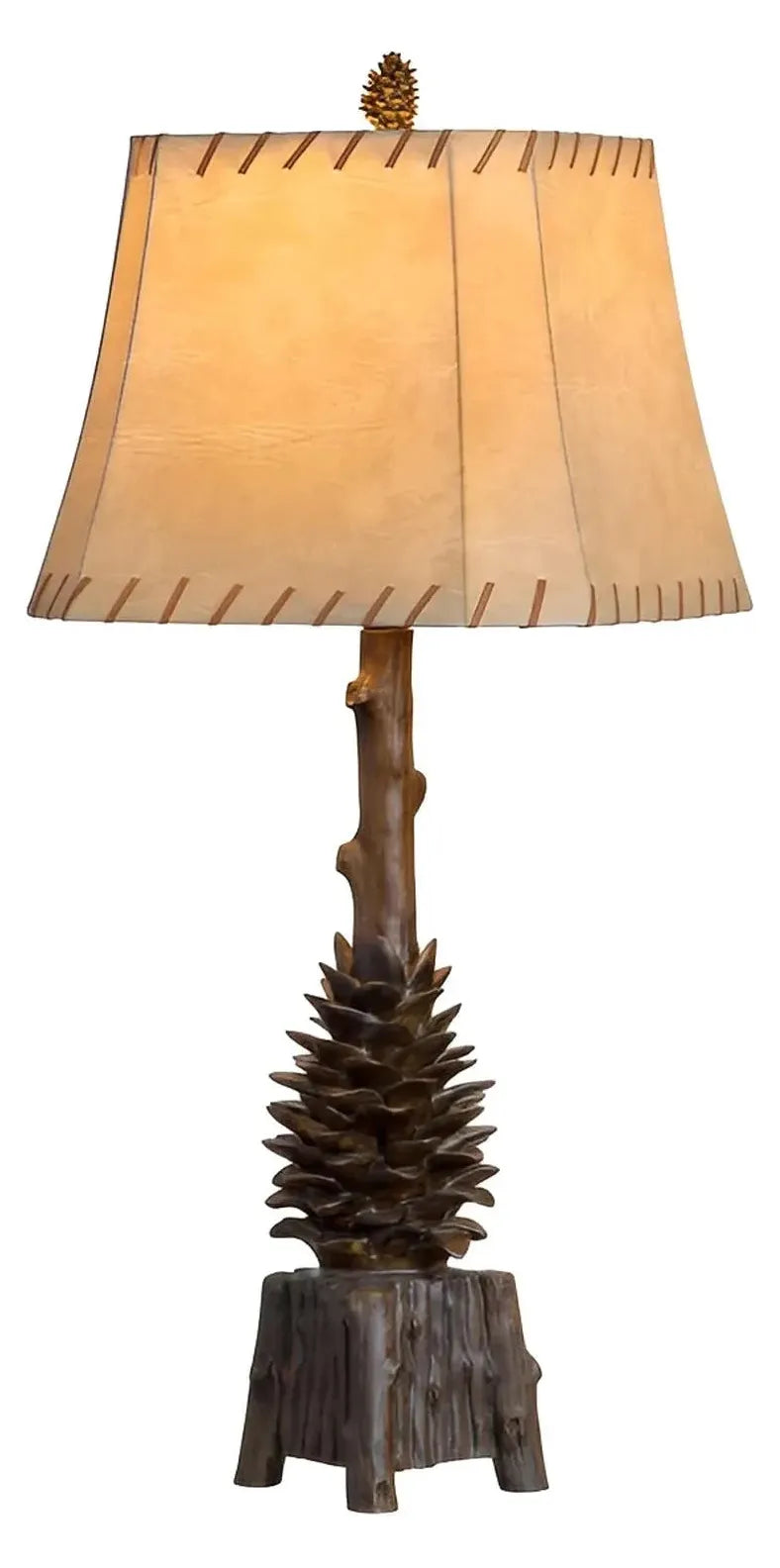 Albireo of Brighton Table Lamps (2-Pack), Pine Cones, Tree Branches
