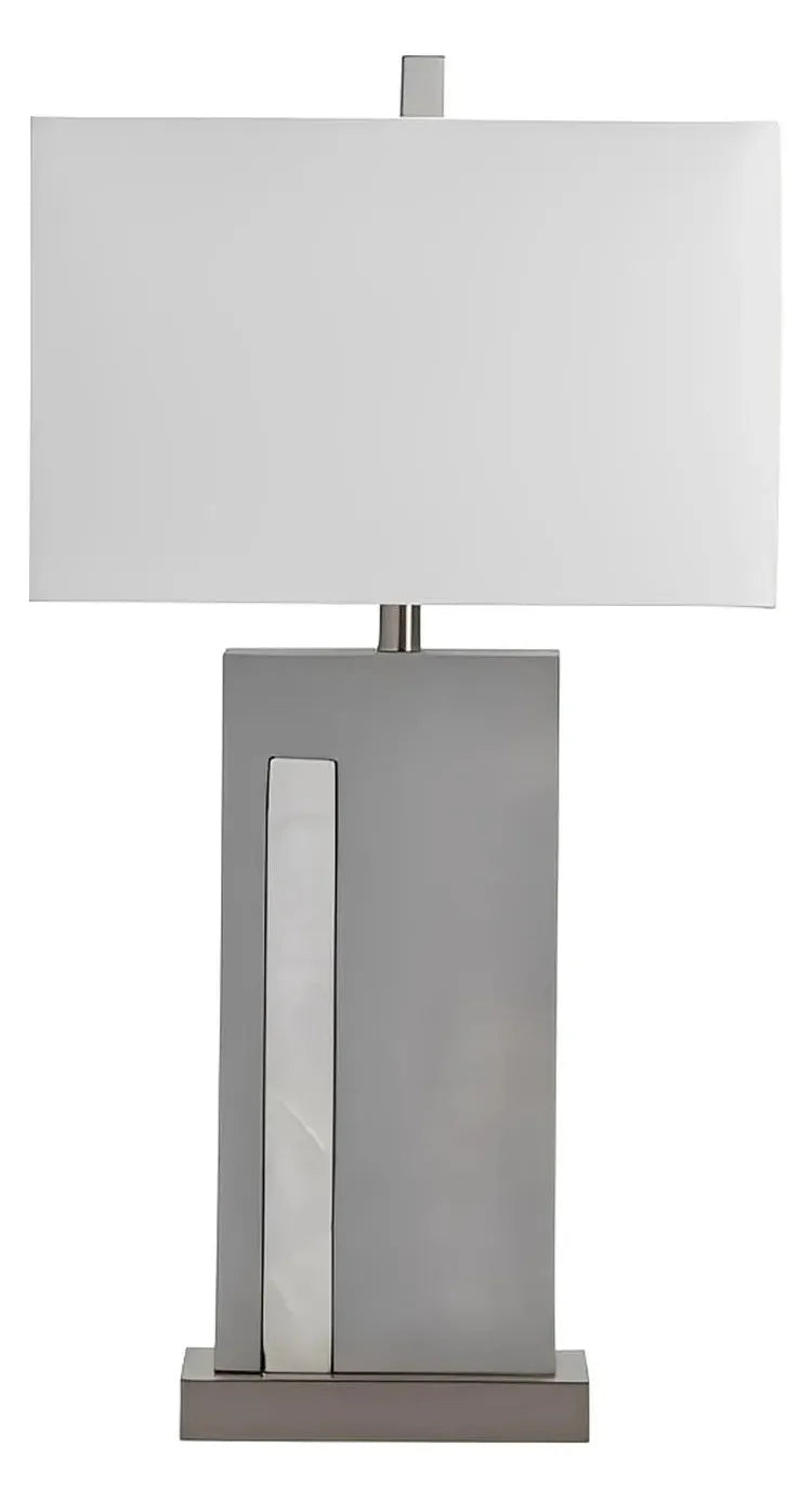 Fornax of Brockton Table Lamps (2-Pack), Grey, Contemporary