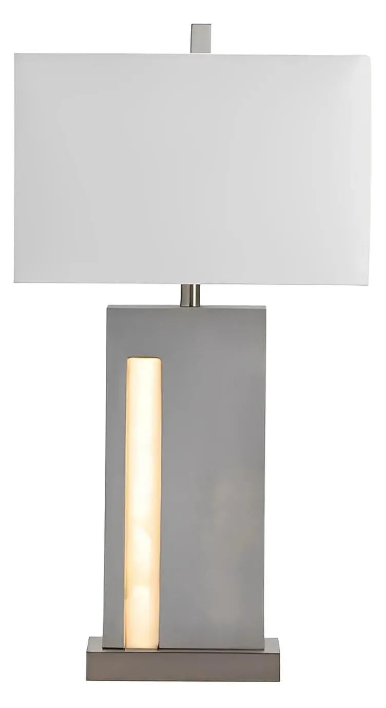 Fornax of Brockton Table Lamps (2-Pack), Grey, Contemporary