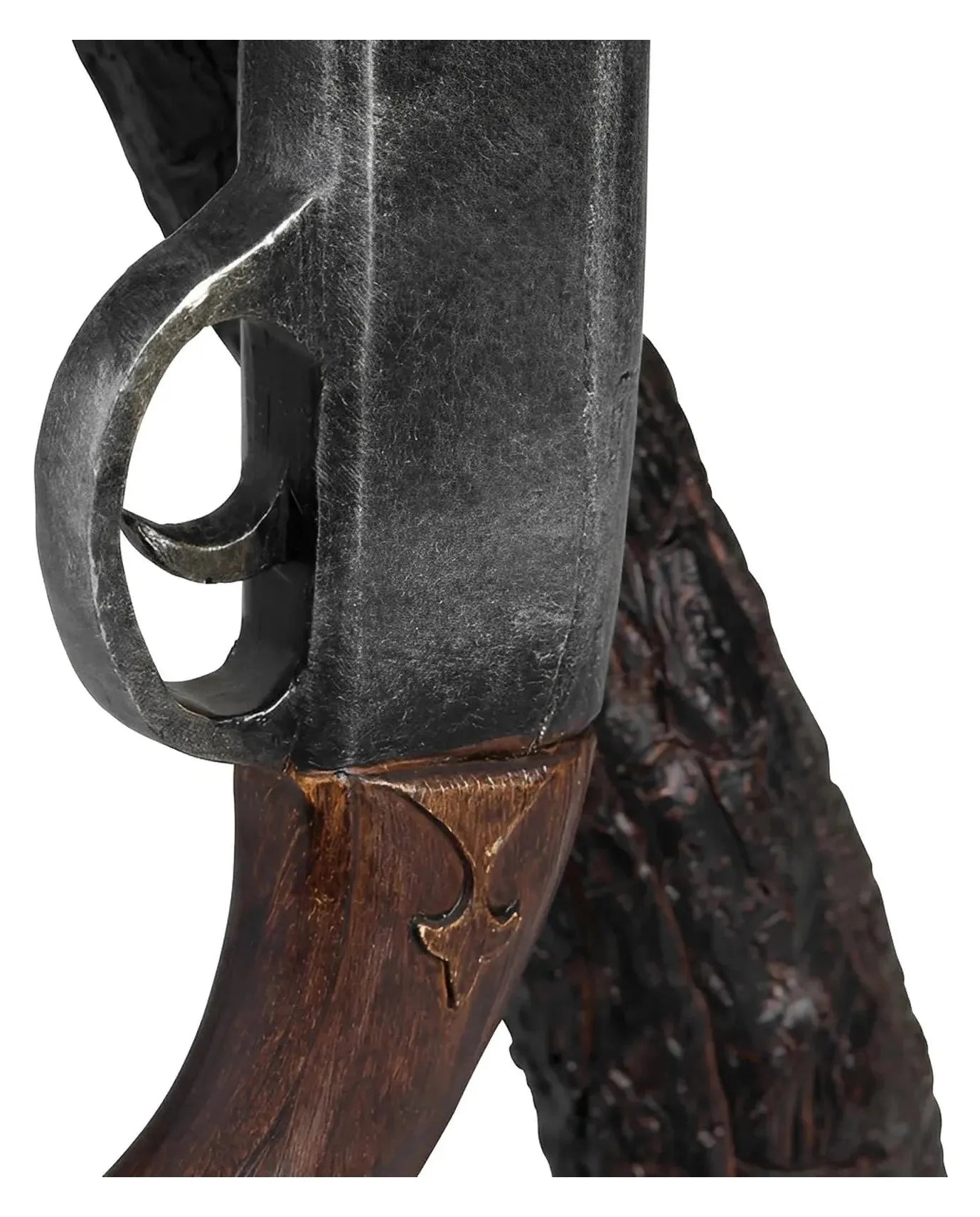 Birchwood Hunt Club Floor Lamp, Brown, Rustic, Rifle, Ammo