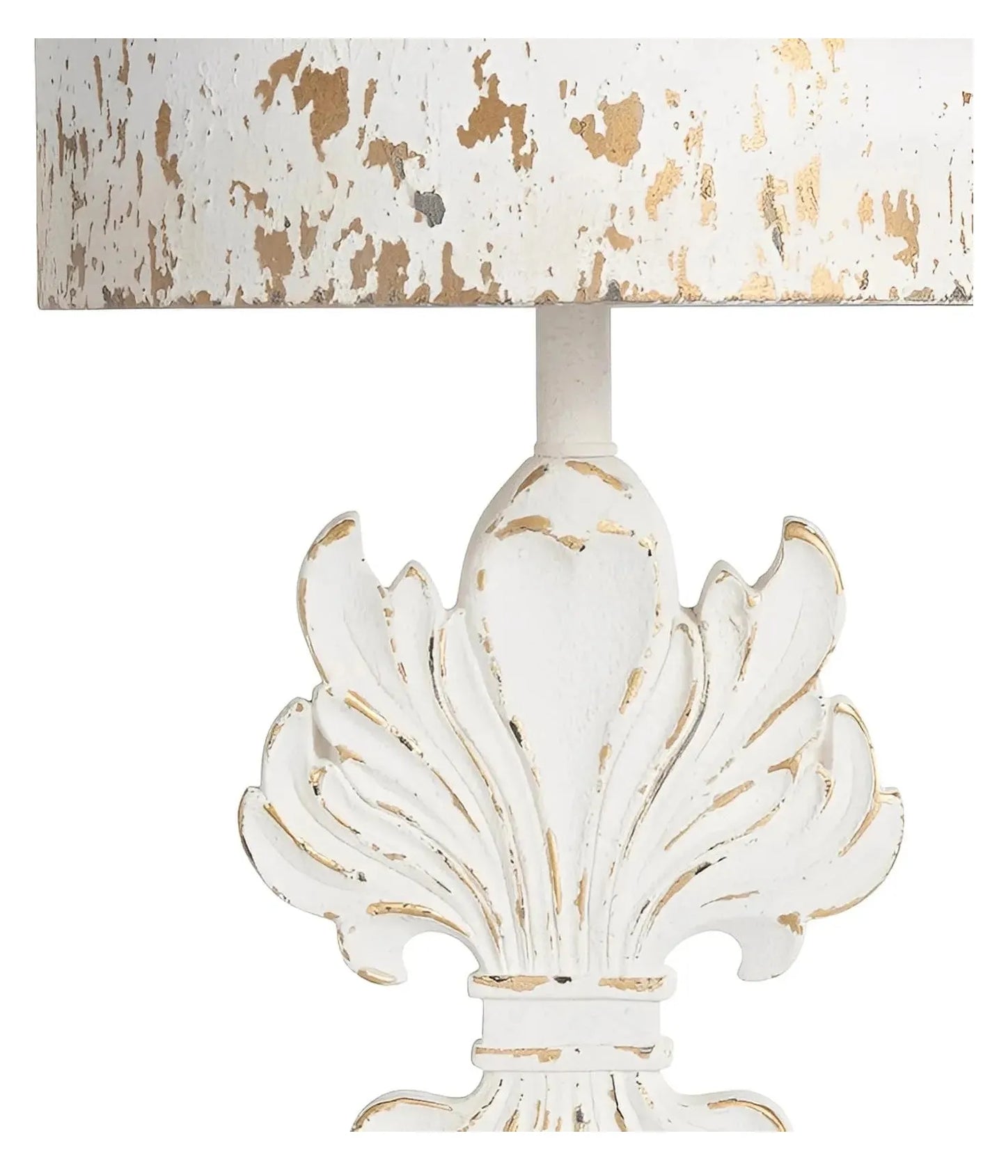 Castor of Blue Hill Table Lamps (2-Pack), White, Rustic