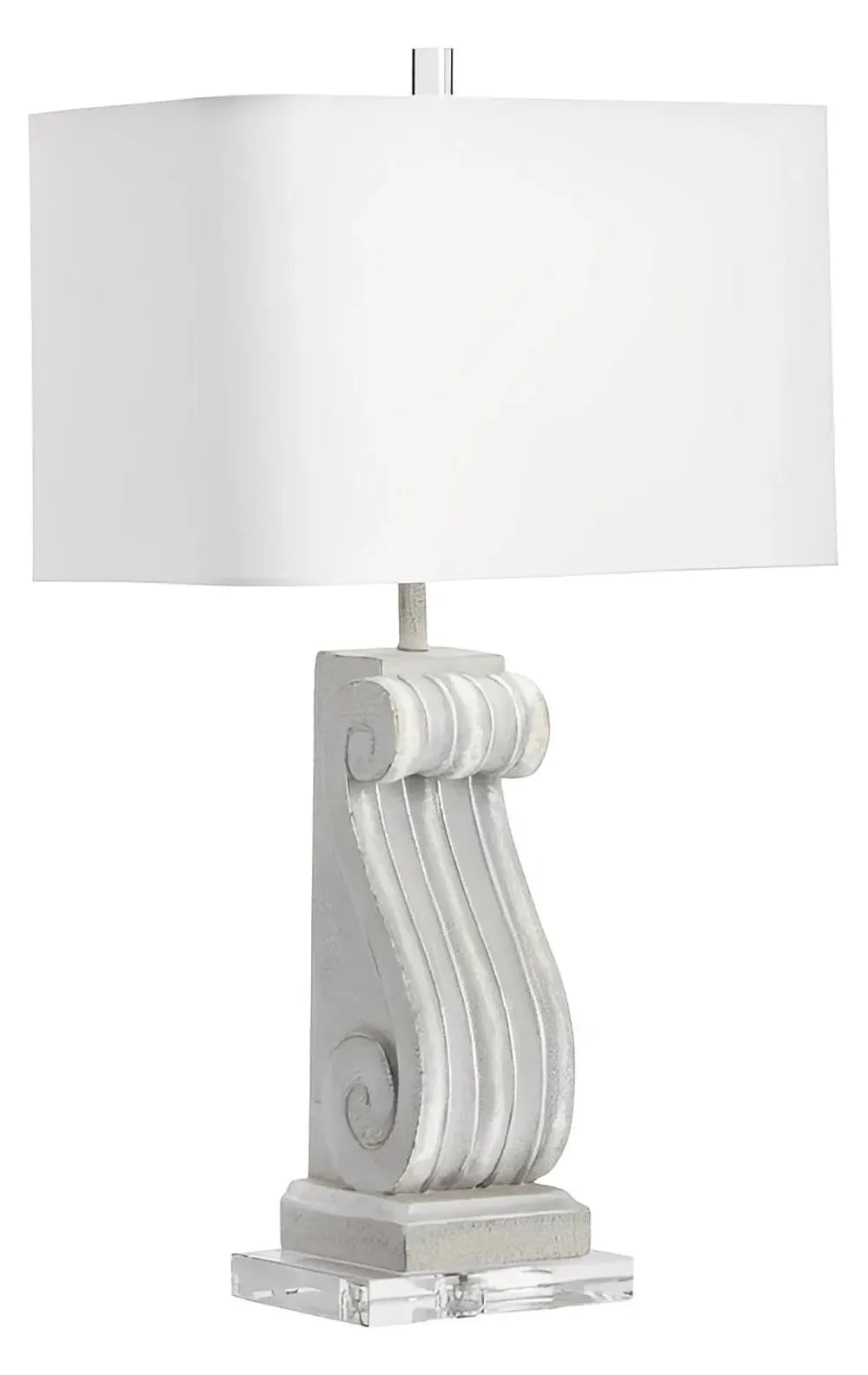 Eridani of Old Orchard Table Lamps (2-Pack), Grey, Traditional