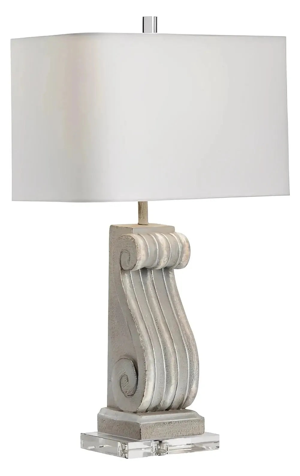 Eridani of Old Orchard Table Lamps (2-Pack), Grey, Traditional