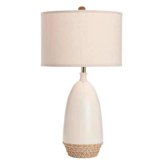 Deneb of Old Orchard Table Lamps (2-Pack), White, Coastal