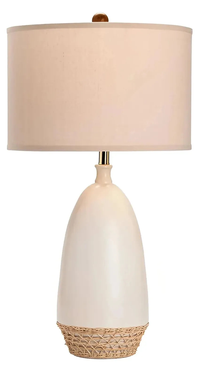 Deneb of Old Orchard Table Lamps (2-Pack), White, Coastal