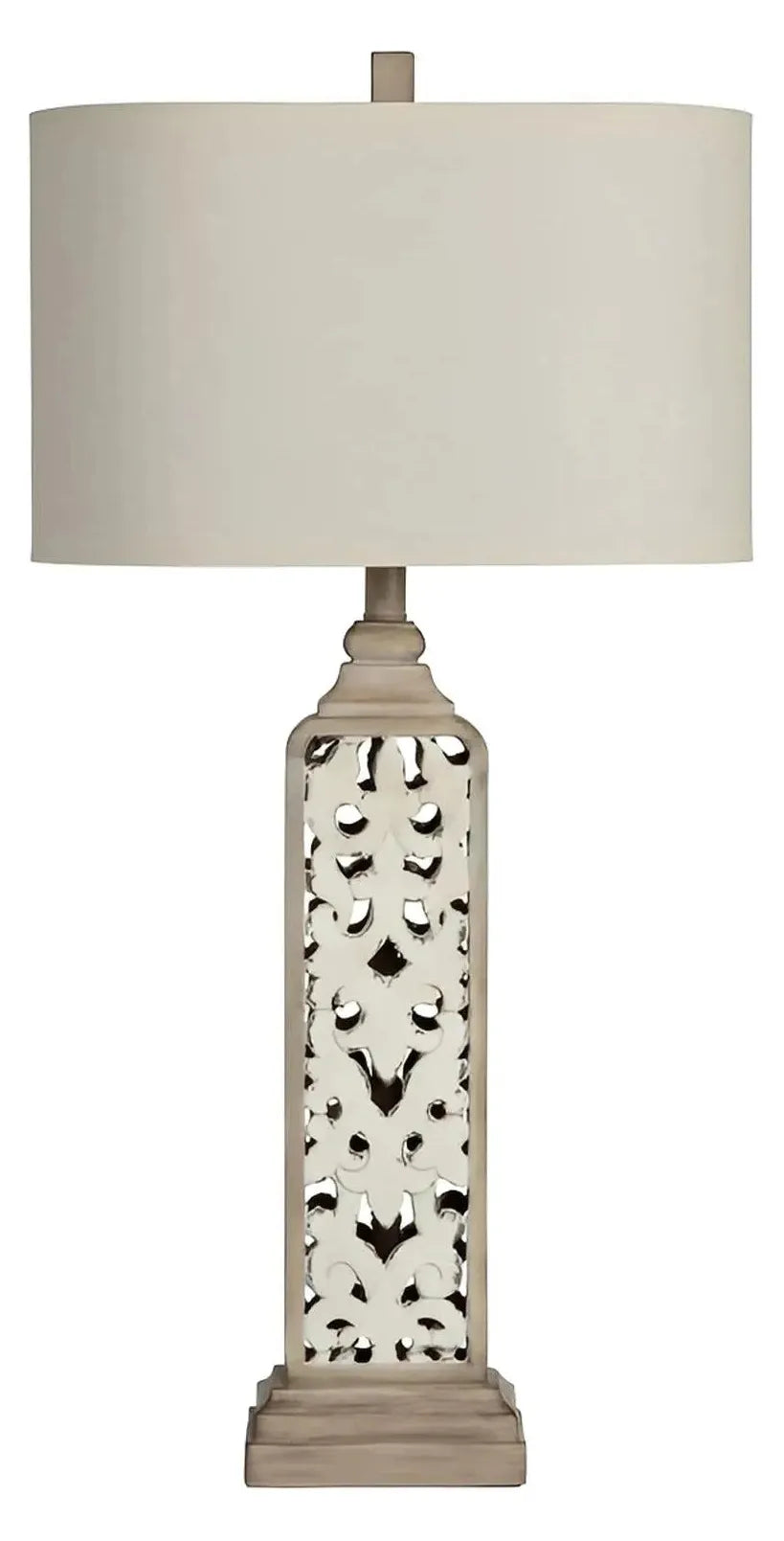 Alpheratz of Hudson Valley Table Lamps (2-Pack), White, Traditional