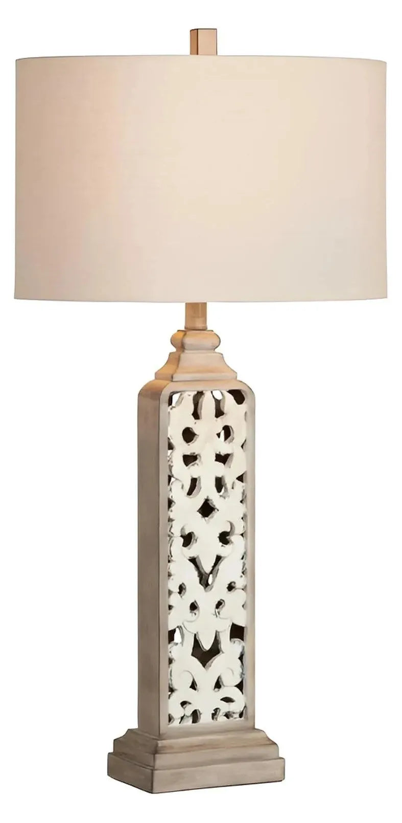 Alpheratz of Hudson Valley Table Lamps (2-Pack), White, Traditional