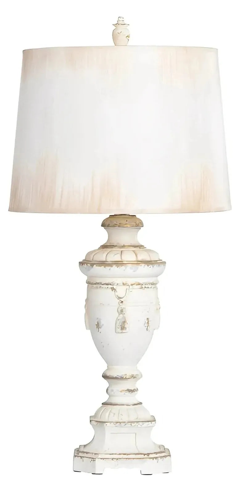 Saida of Kennebunk Table Lamps (2-Pack), White, Rustic