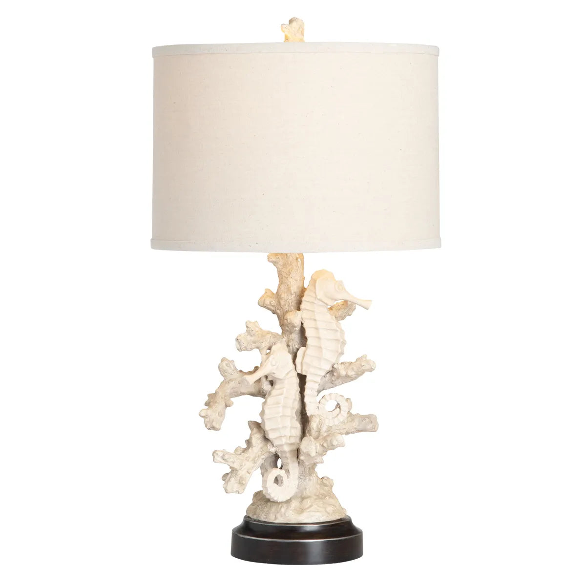 Arided of Cranberry Cove Table Lamps (2-Pack), Beige, Coastal
