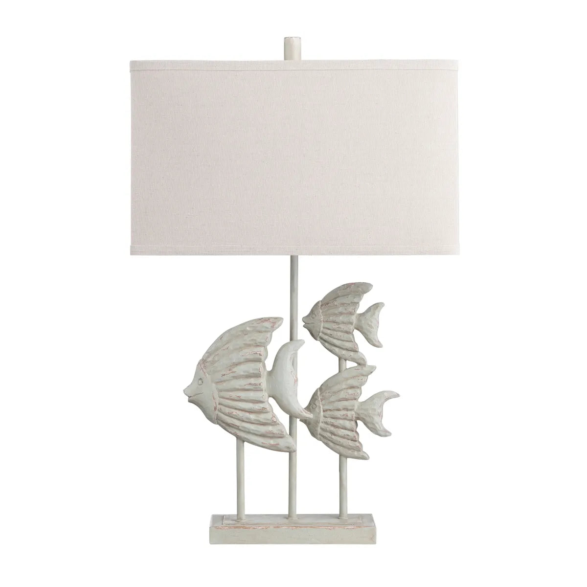 School of Fish in Newburyport Table Lamps (2-Pack), Natural, Coastal