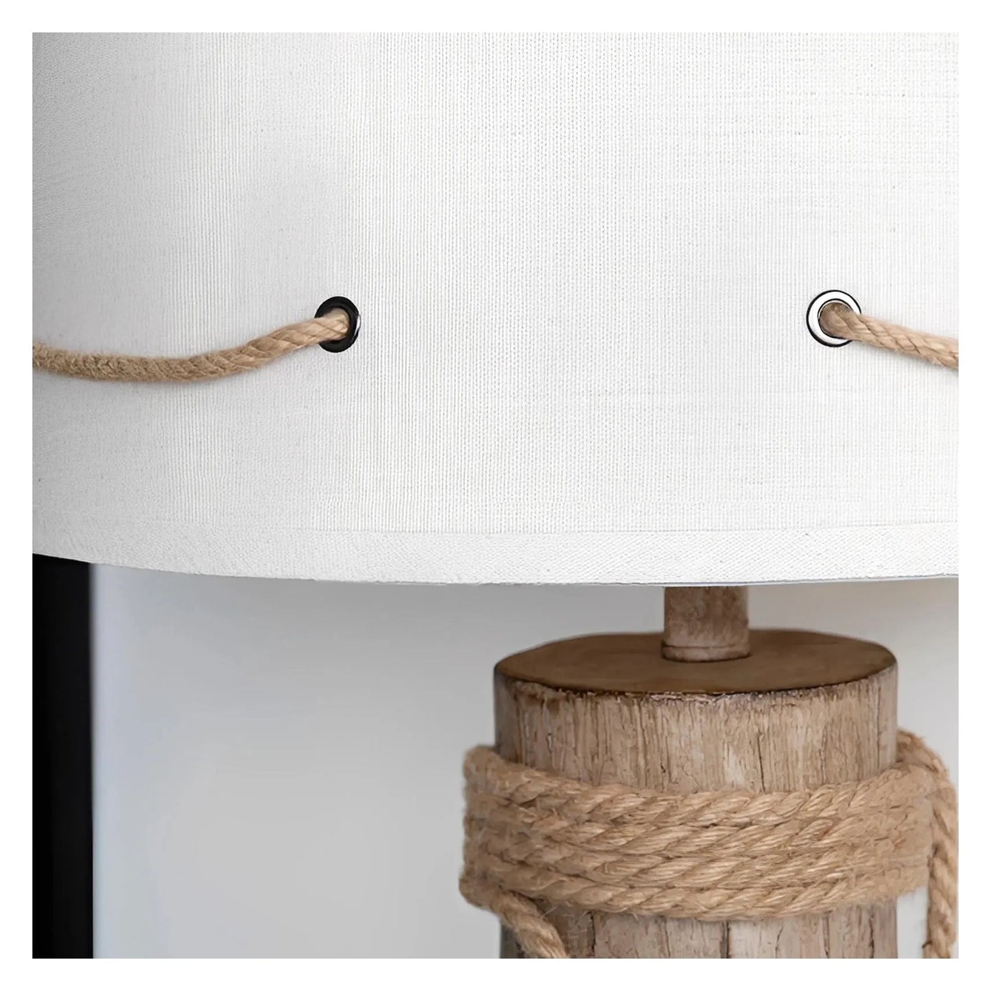 Driftwood Anchor Table Lamps (2-Pack), Brown, Coastal