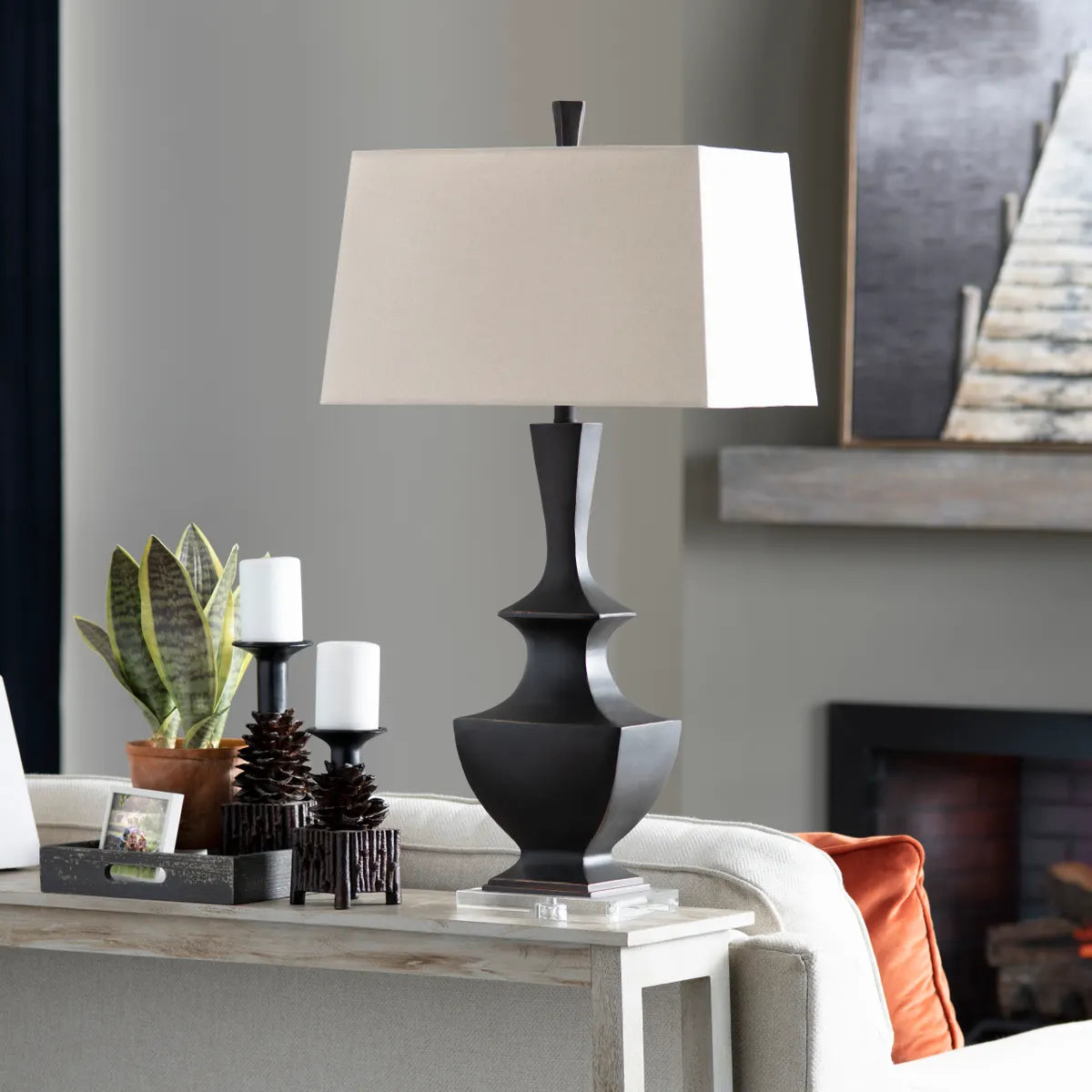 Avior of Maple Ridge Table Lamps (2-Pack), Black, Transitional