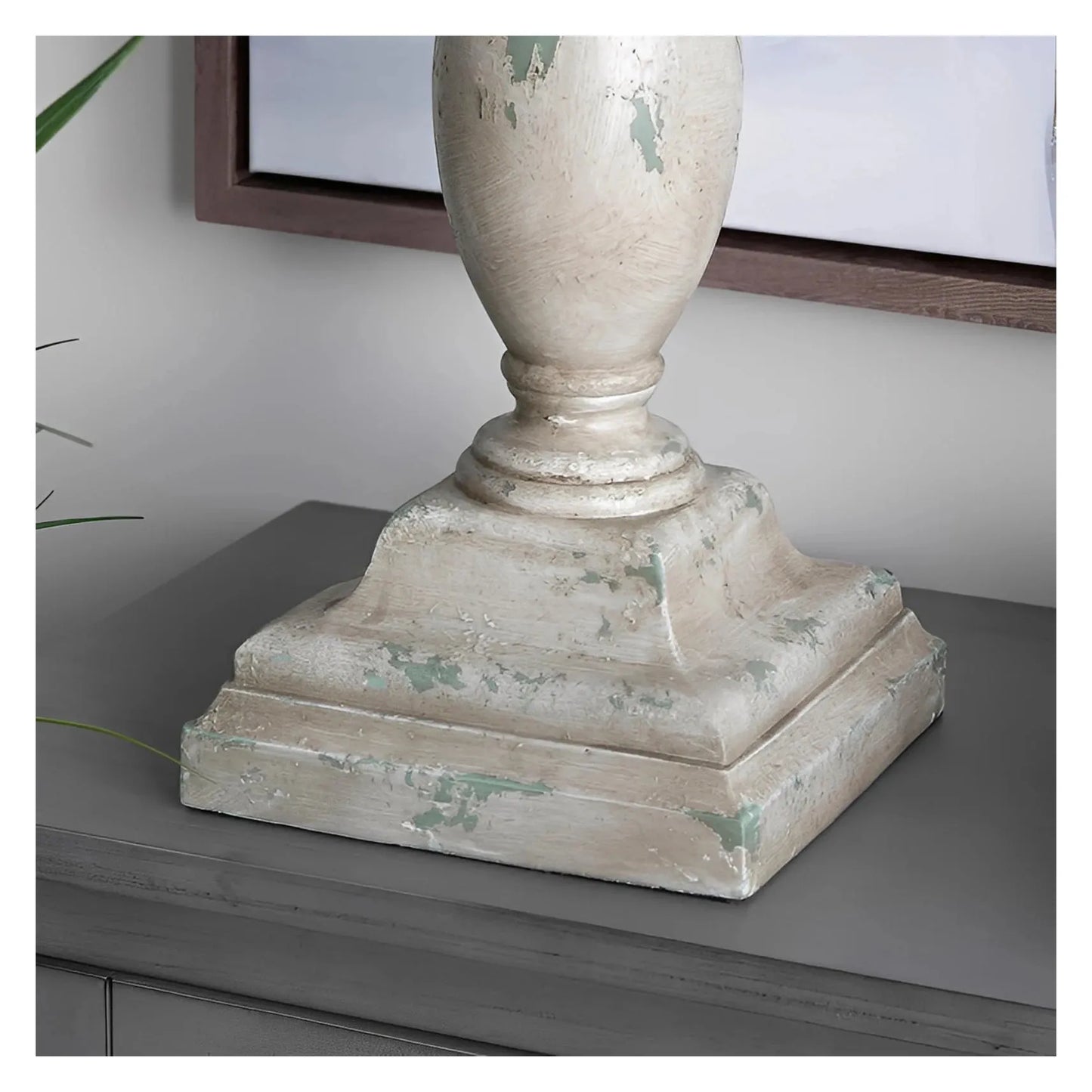 Sabik of Deerfield Valley Table Lamps (2-Pack), Beige, Rustic